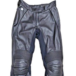 JOE ROCKET Sport Racing Black Leather Women's Motorcycle Riding Pants S small